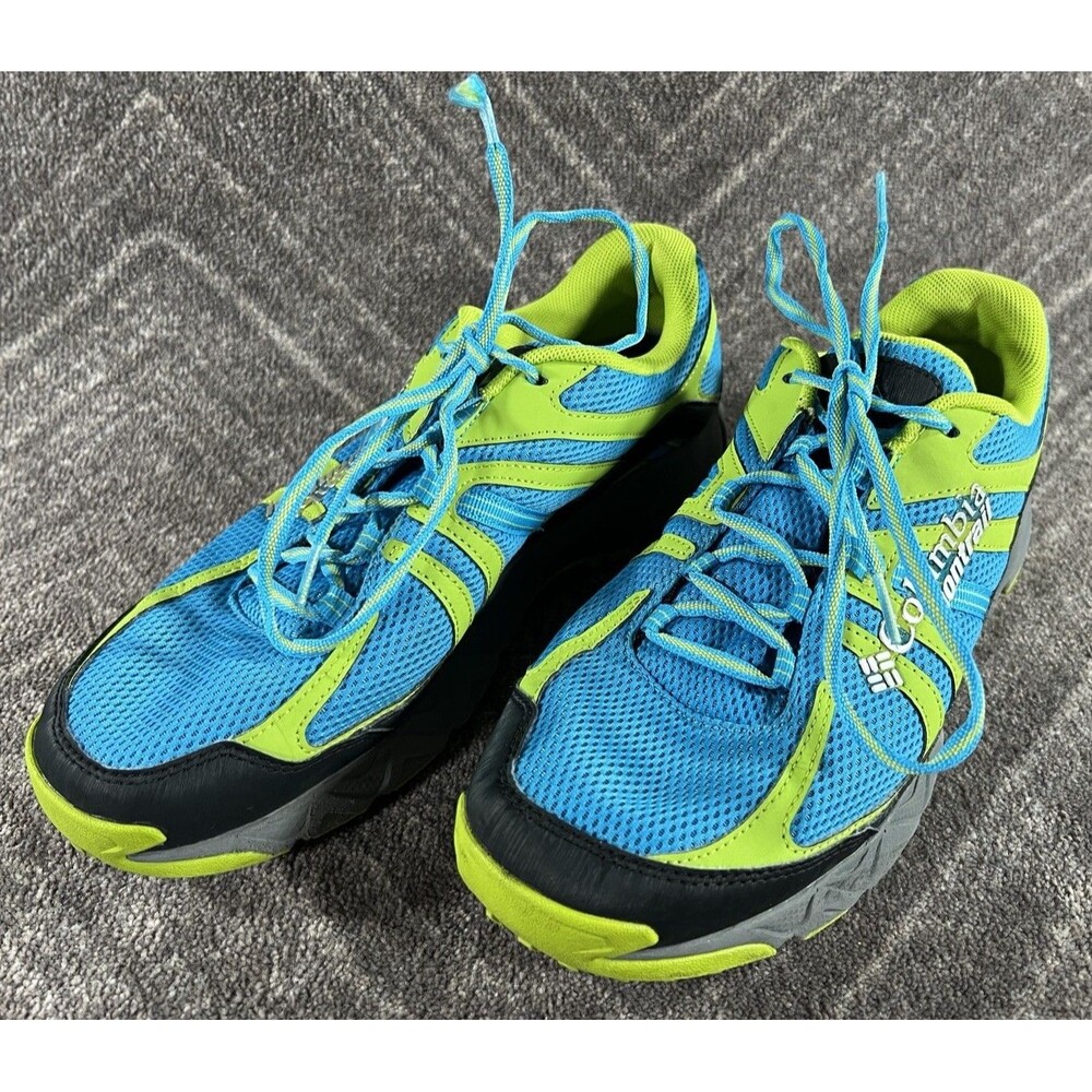 Columbia Men’s Montrail Gryptonite Blue/Lime Shoes YM0721-422 US 10.5